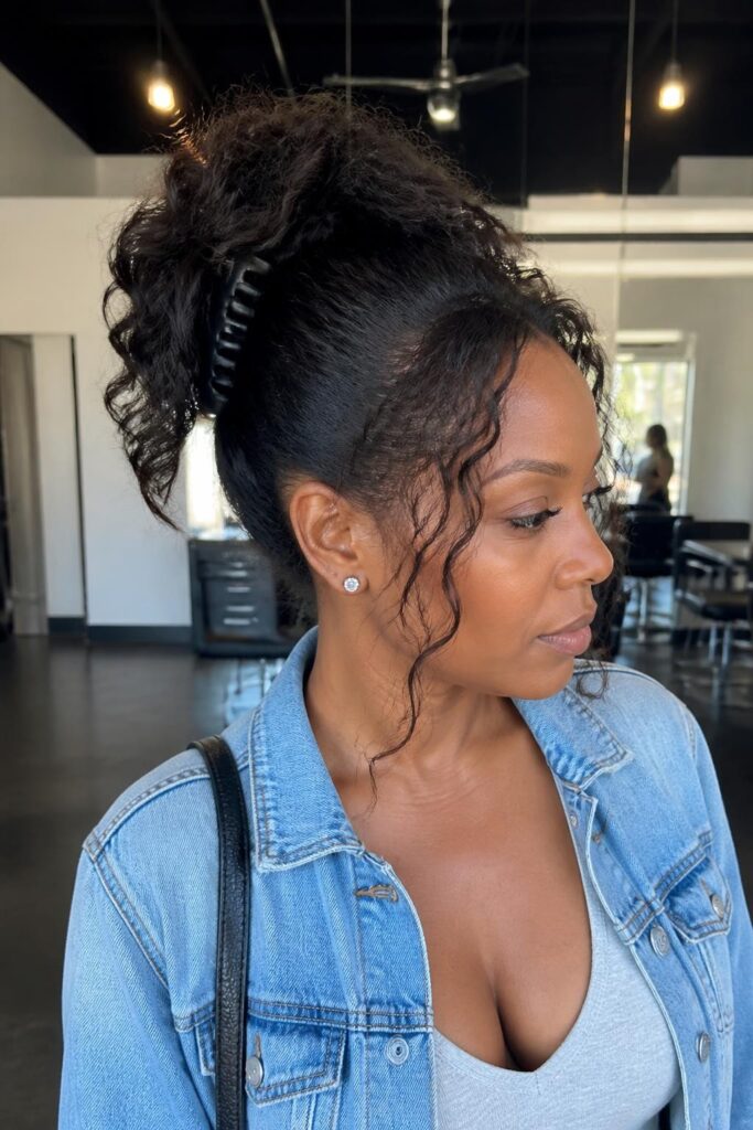The high ponytail puff