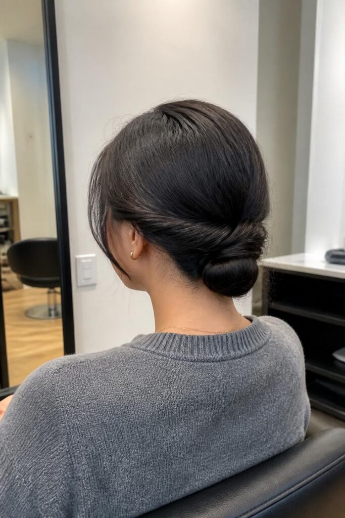 The knotted updo