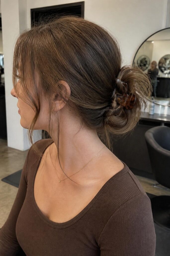 The side bun with clip