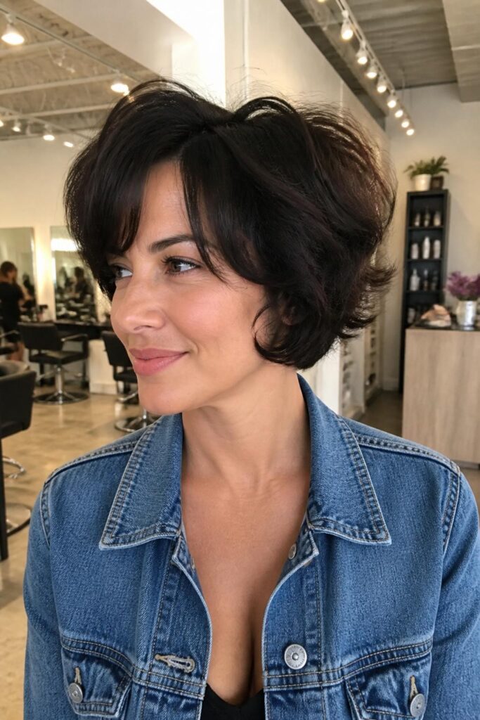 Tousled butterfly pixie bob