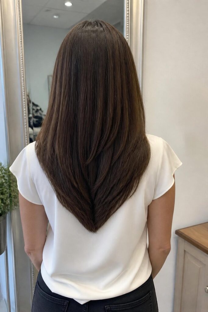 V-cut layers for length