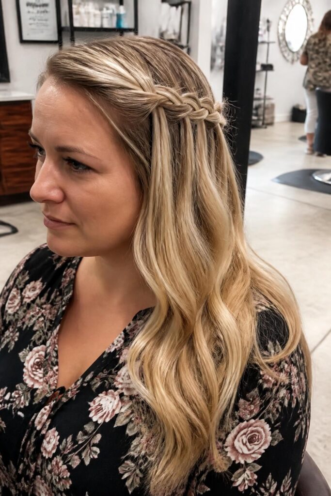 Waterfall braid