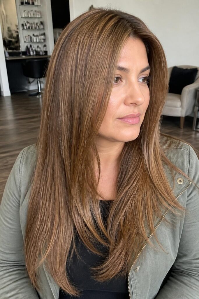 10. Copper brown lowlights
