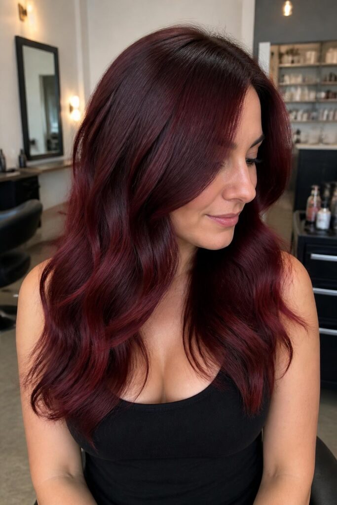10. Mahogany red