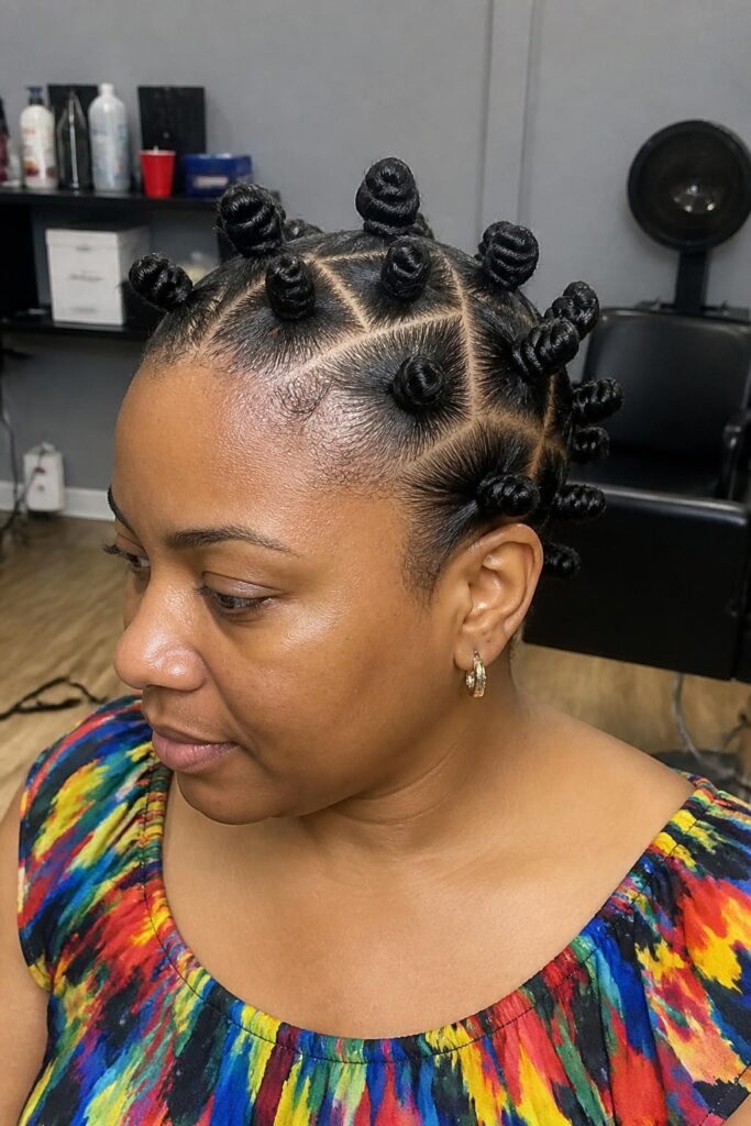 11. Bantu knots