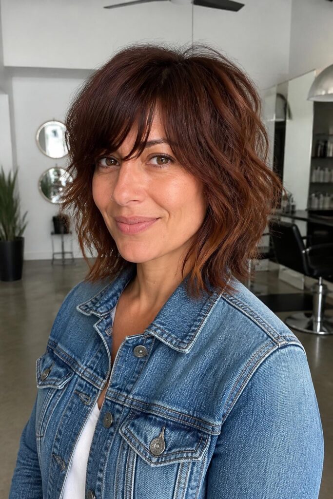 12. Copper brown shag