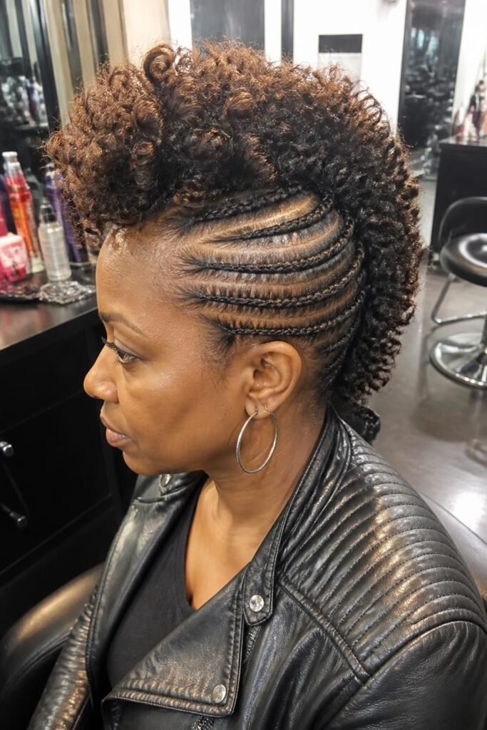13. Faux hawk