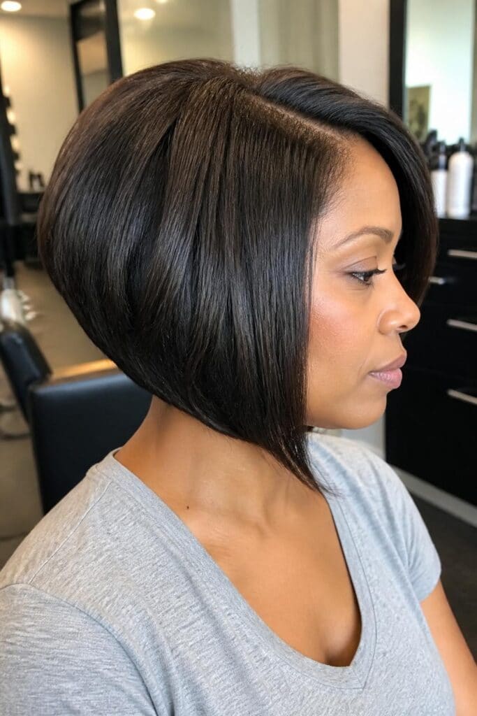 Inverted Bob with Volume hairstyle