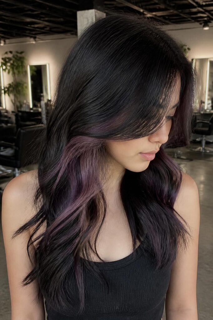 14. Mauve peekaboo
