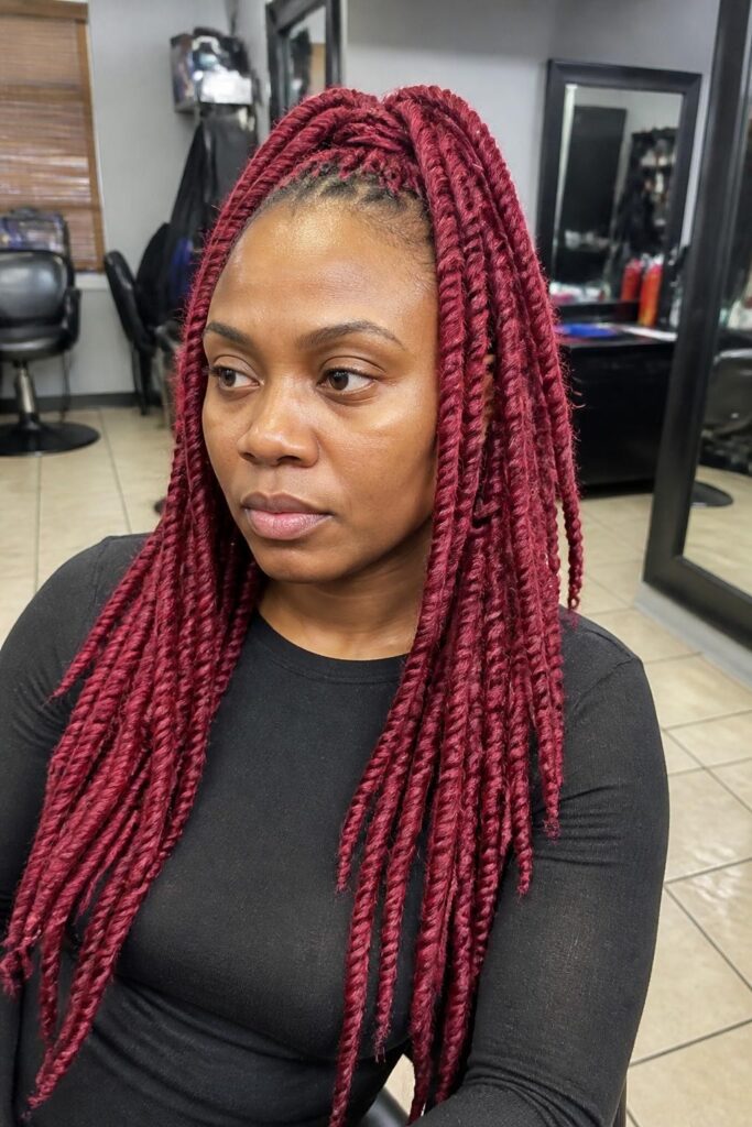 14. Yarn braids