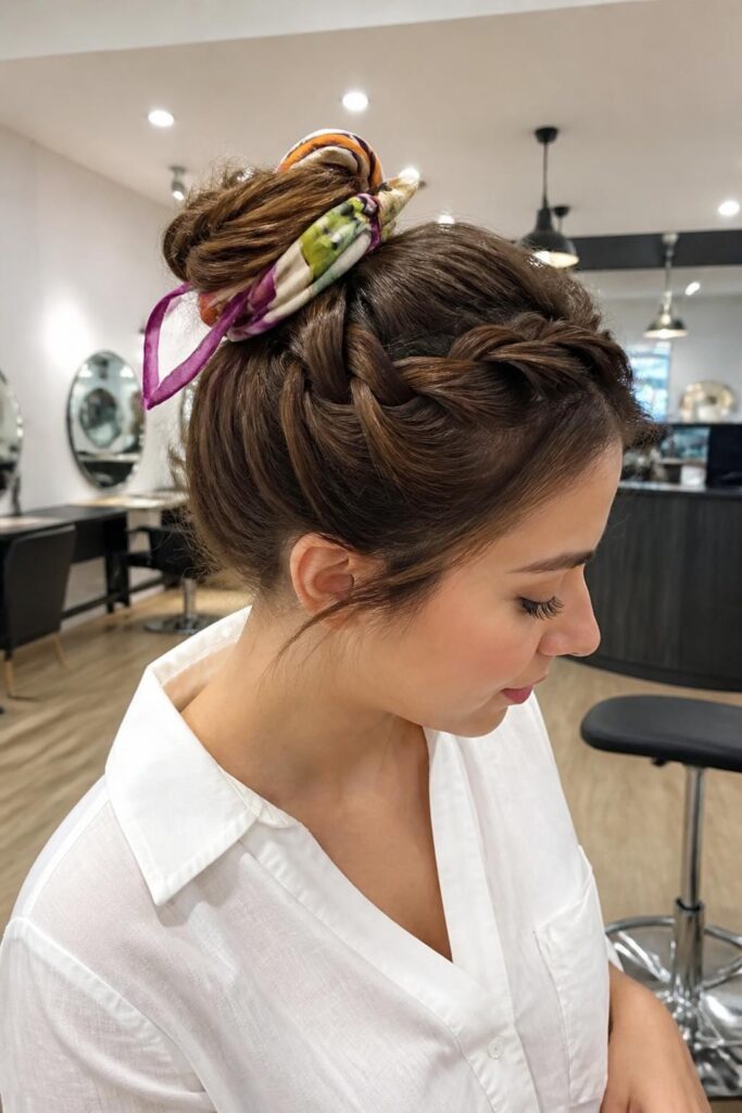 15. Braided knot with accessories