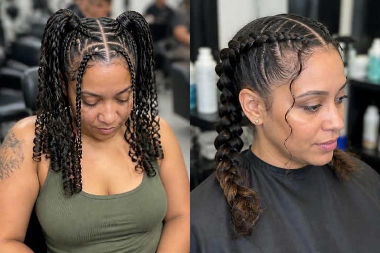 15 braided pigtail hairstyles for medium length hair