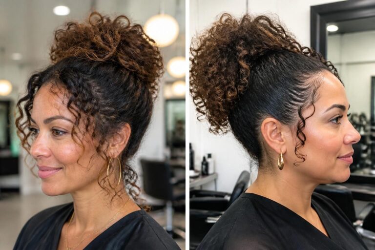 15 easy frizzy curly hairstyles for busy mornings
