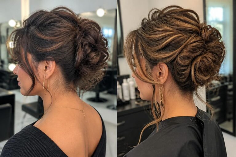 15 easy wavy updo hairstyles for busy women