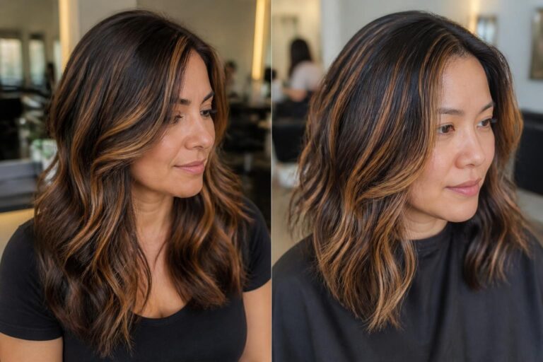 15 subtle calico hair highlights for a softer look