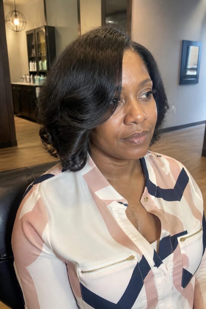 2. Shoulder-length bob