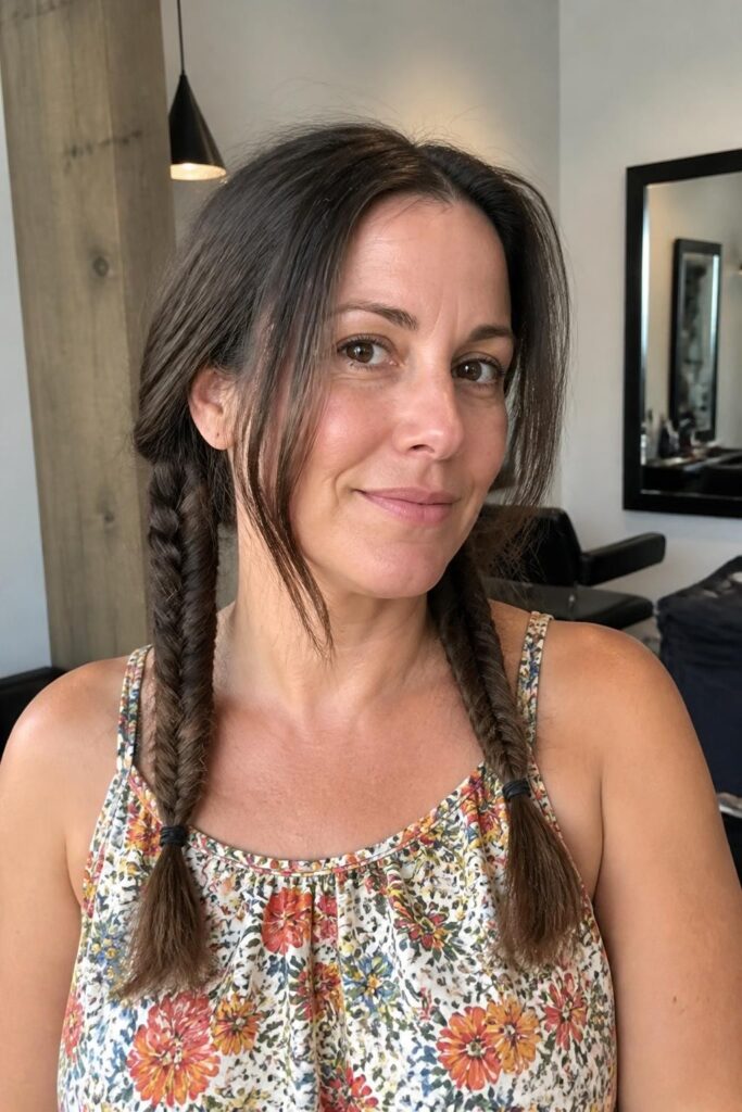 3. Fishtail pigtails