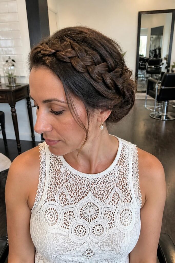 5. Boho braided crown