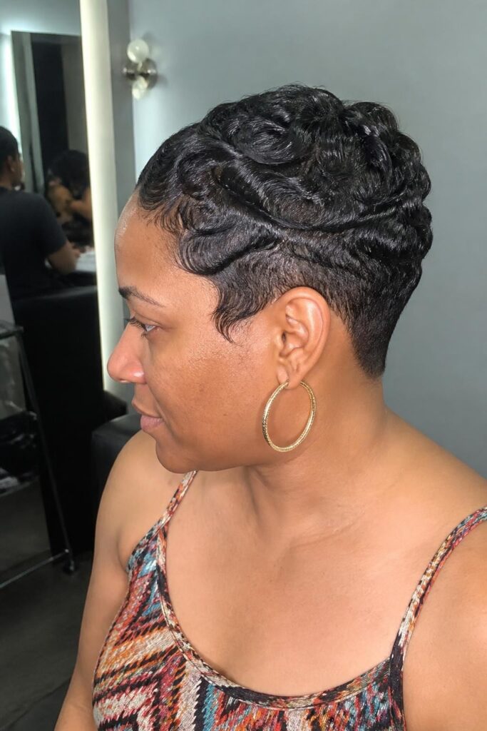 5. Tapered cut with waves