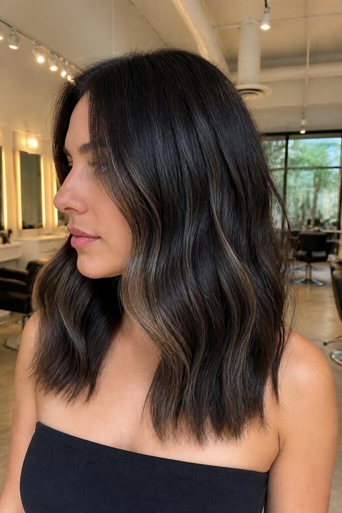 6. Ash brown baby lights