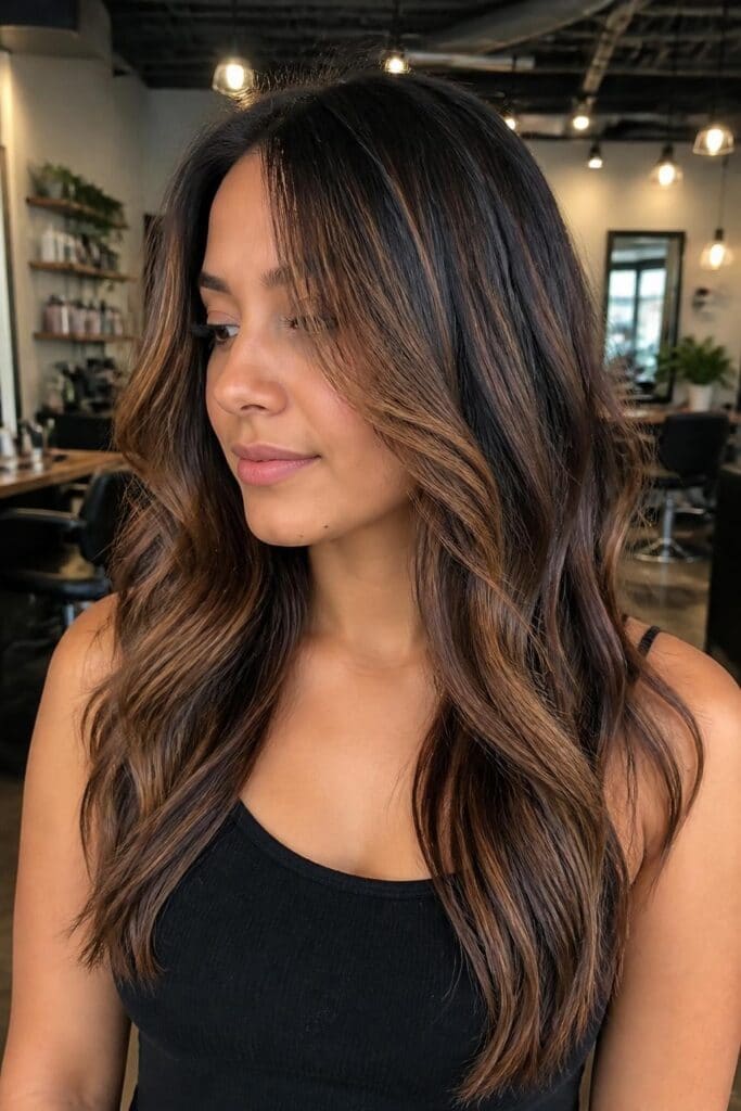 Cinnamon Dusting hair color