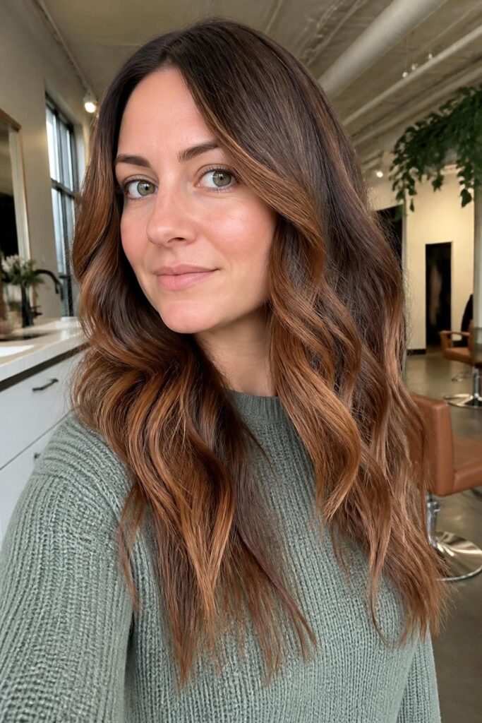 6. Copper brown sombre