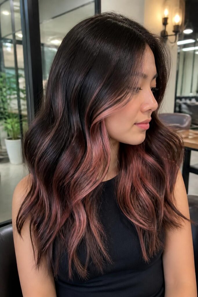 7. Rose gold glimpse