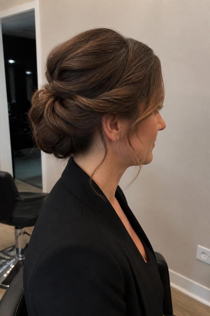9. Twisted updo