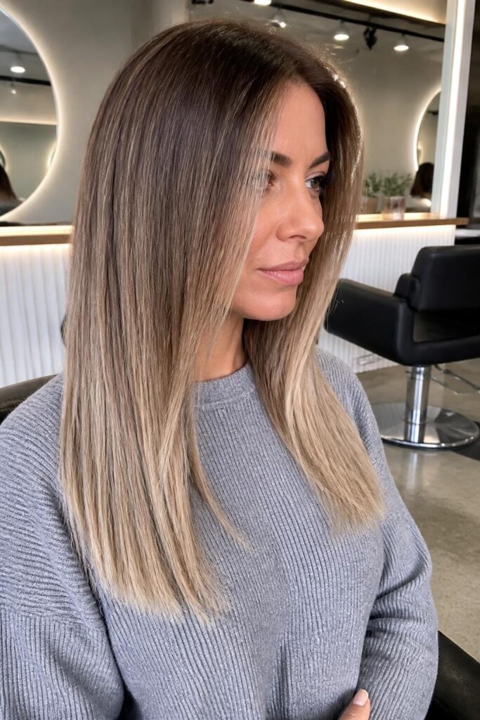 Dirty blonde ombre
