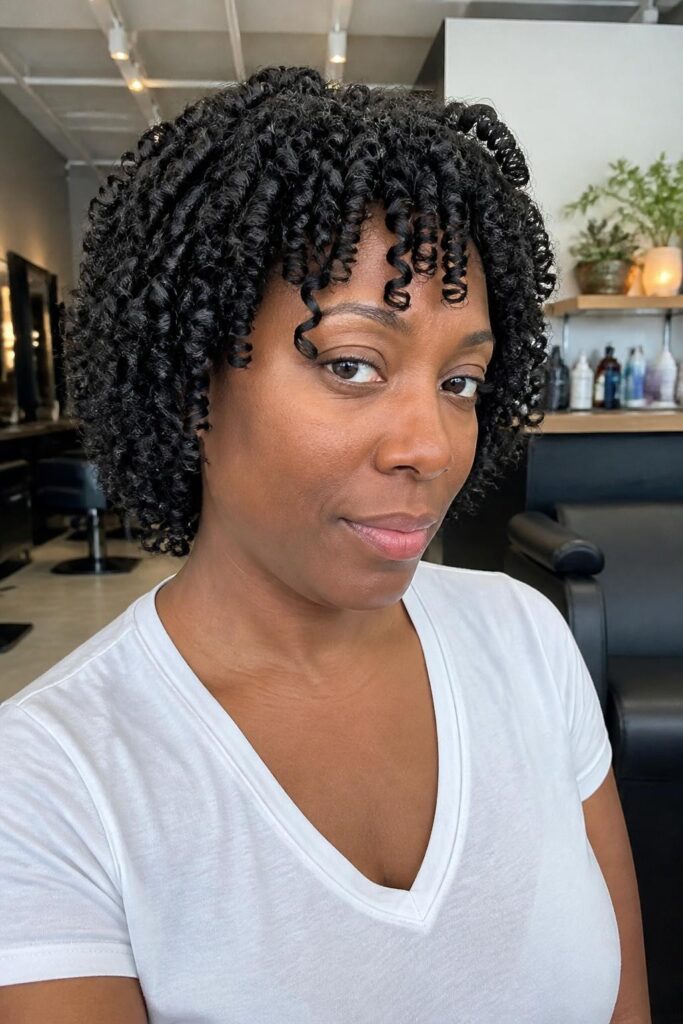 Finger coils for defined spirals