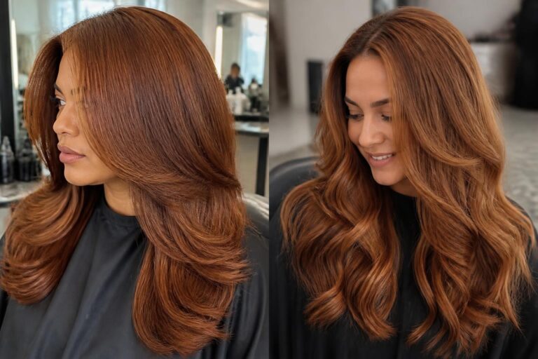 15 golden copper brown hair ideas for easy maintenance