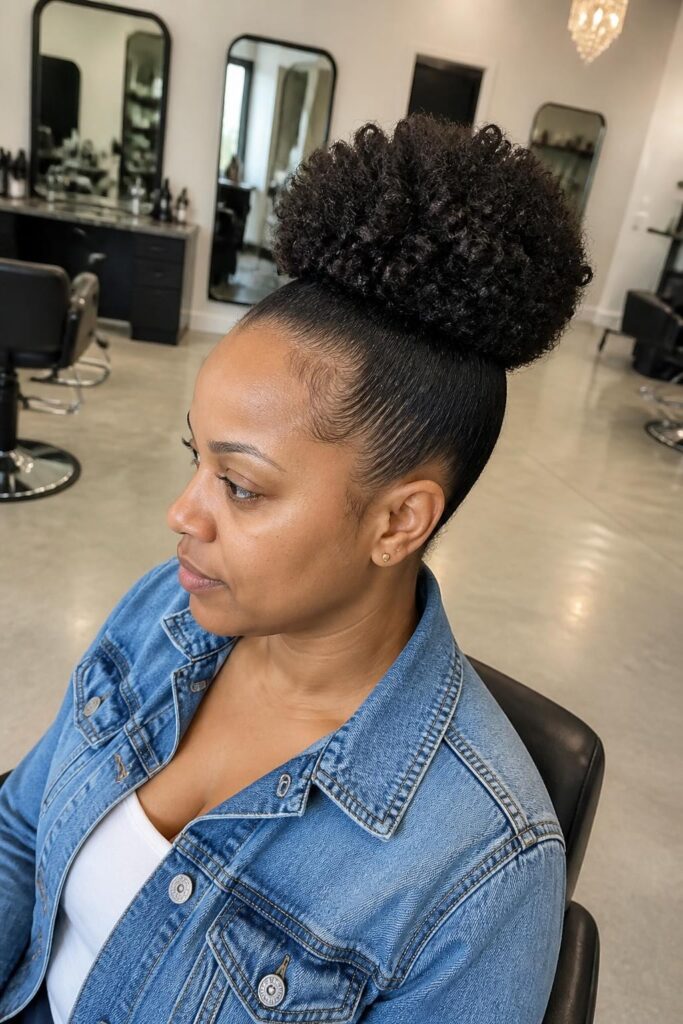 High puff for maximum volume