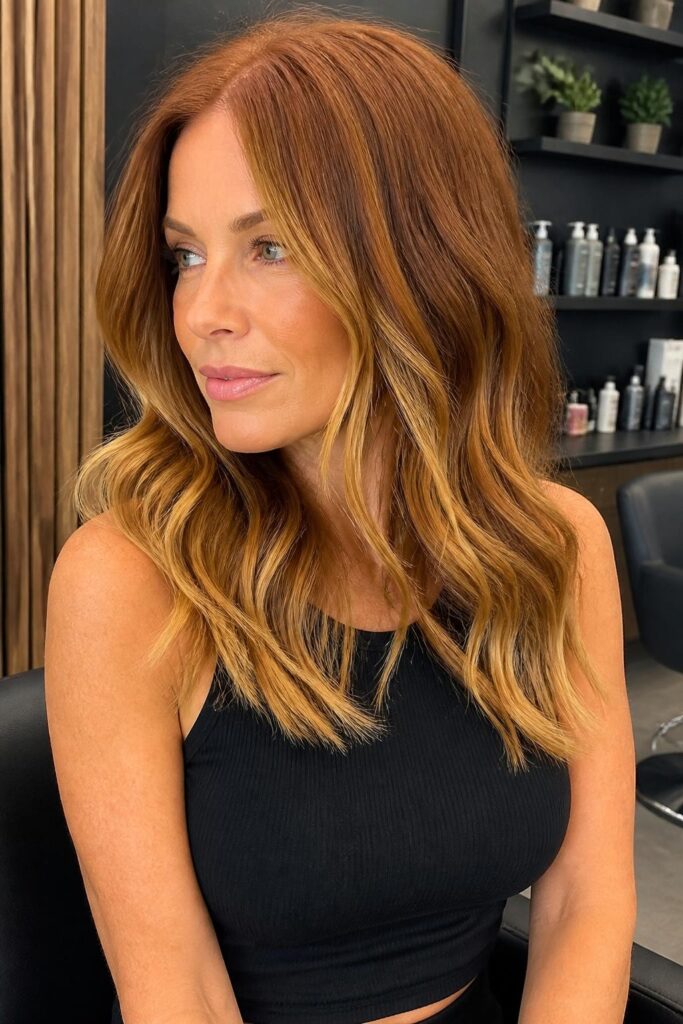 Sun-kissed balayage