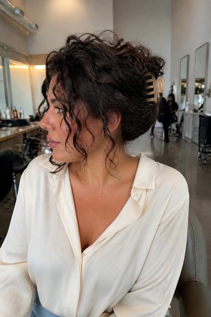 The claw clip updo