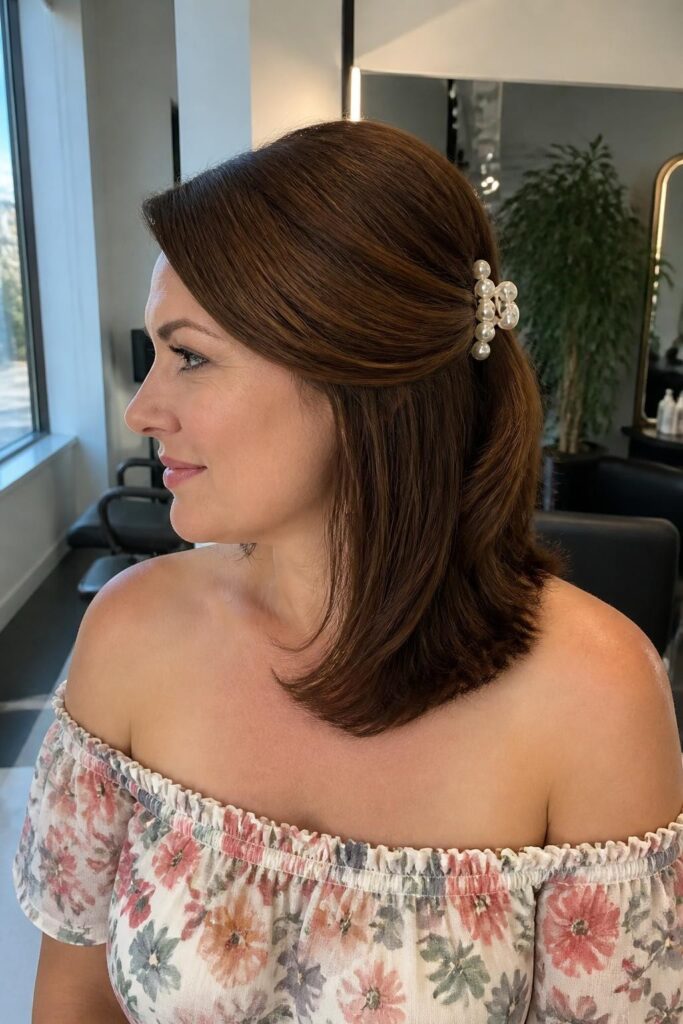 The side swept clip