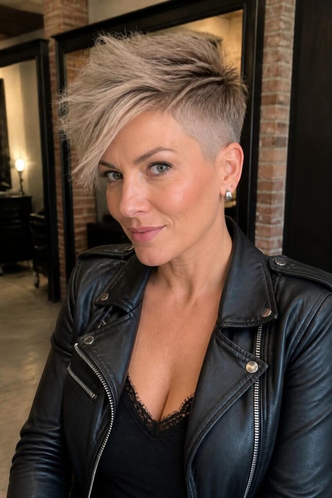 Undercut layered pixie
