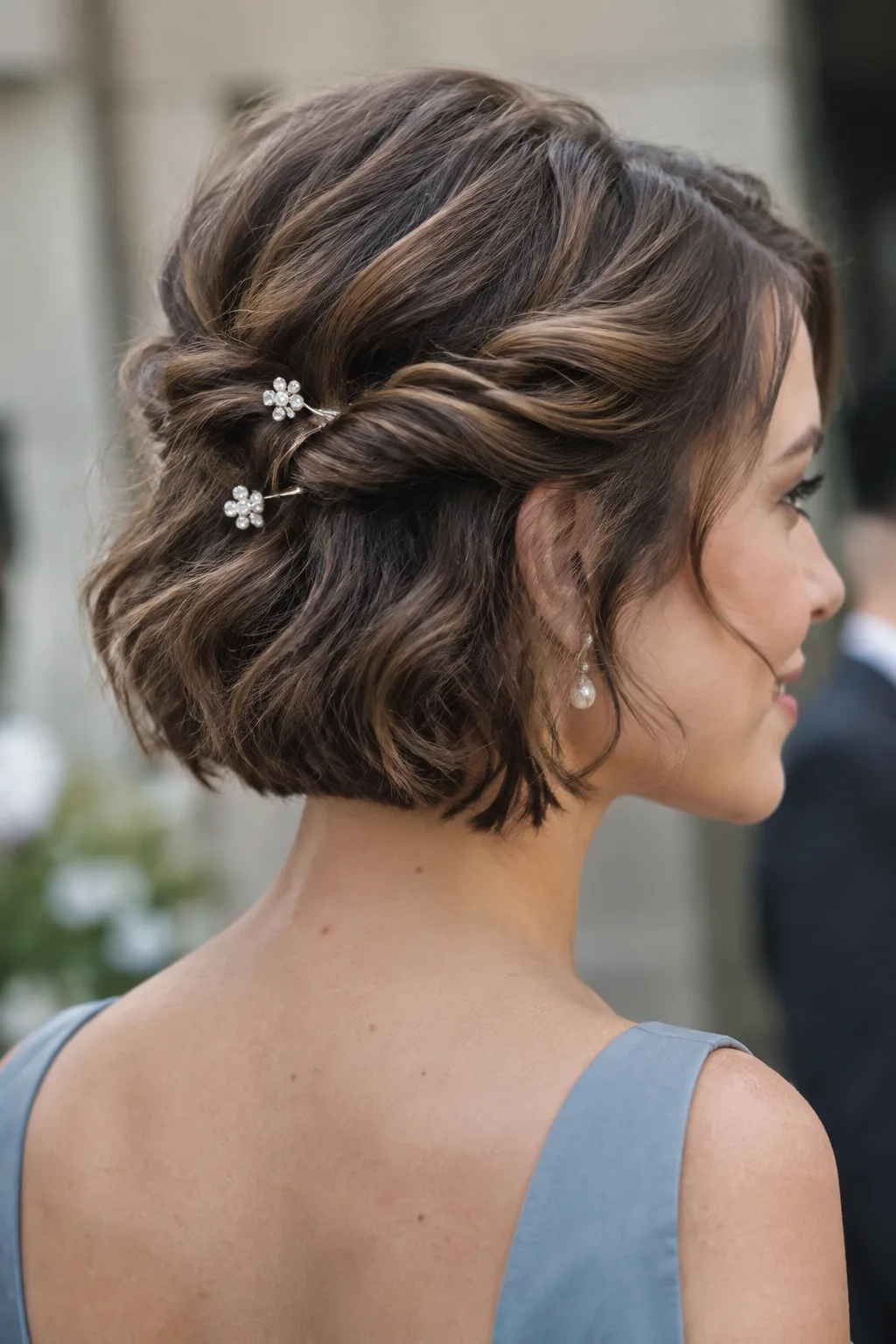 Romantic Half-Up Twist hairstyle