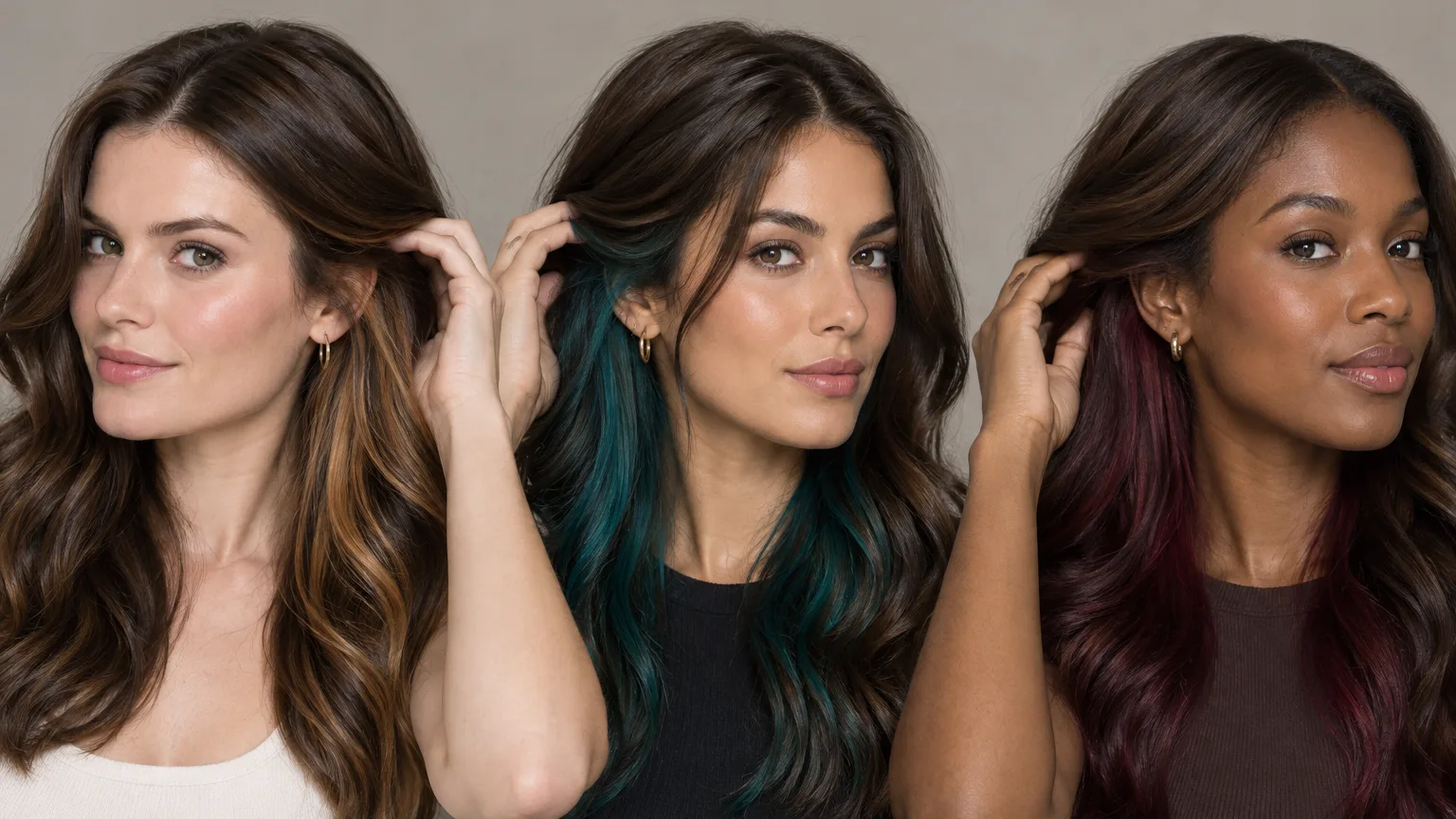 14 Peekaboo Highlights for Brown Hair for a Fun Makeover