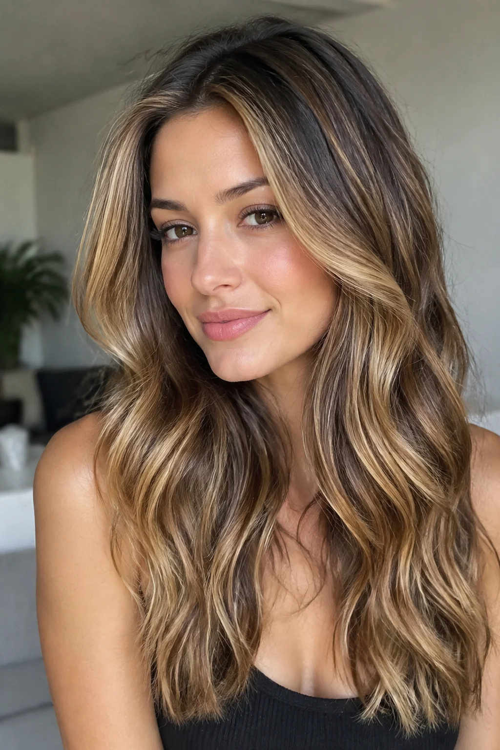 Golden Honey Teasylights on Layers hair color