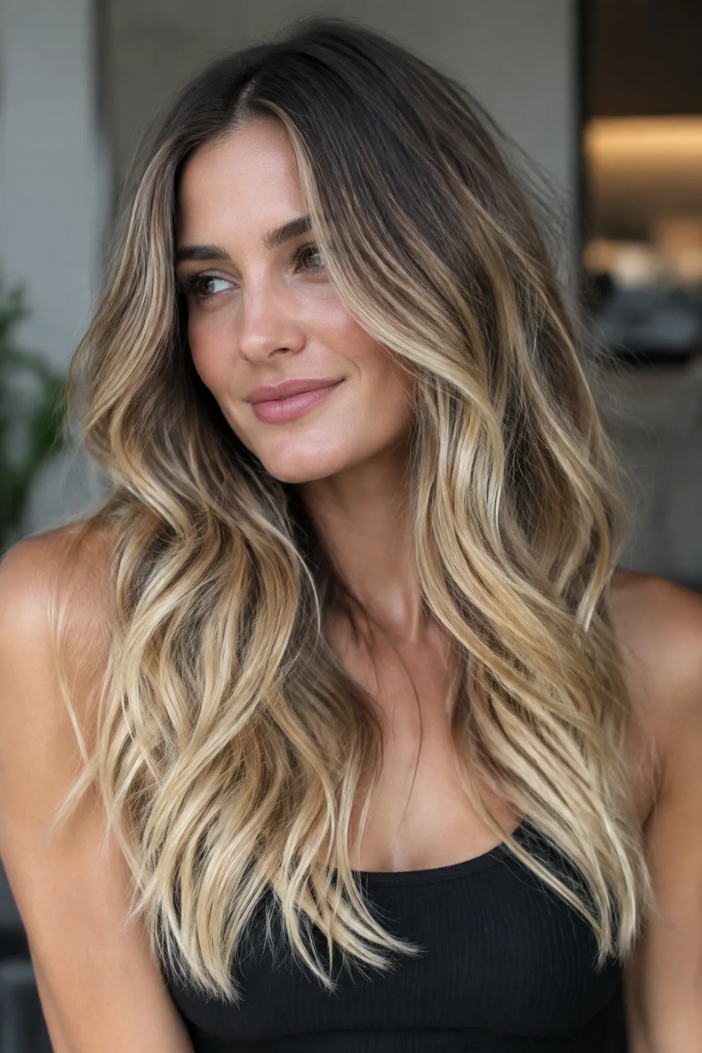 Luminous Bronde Sombre hair color