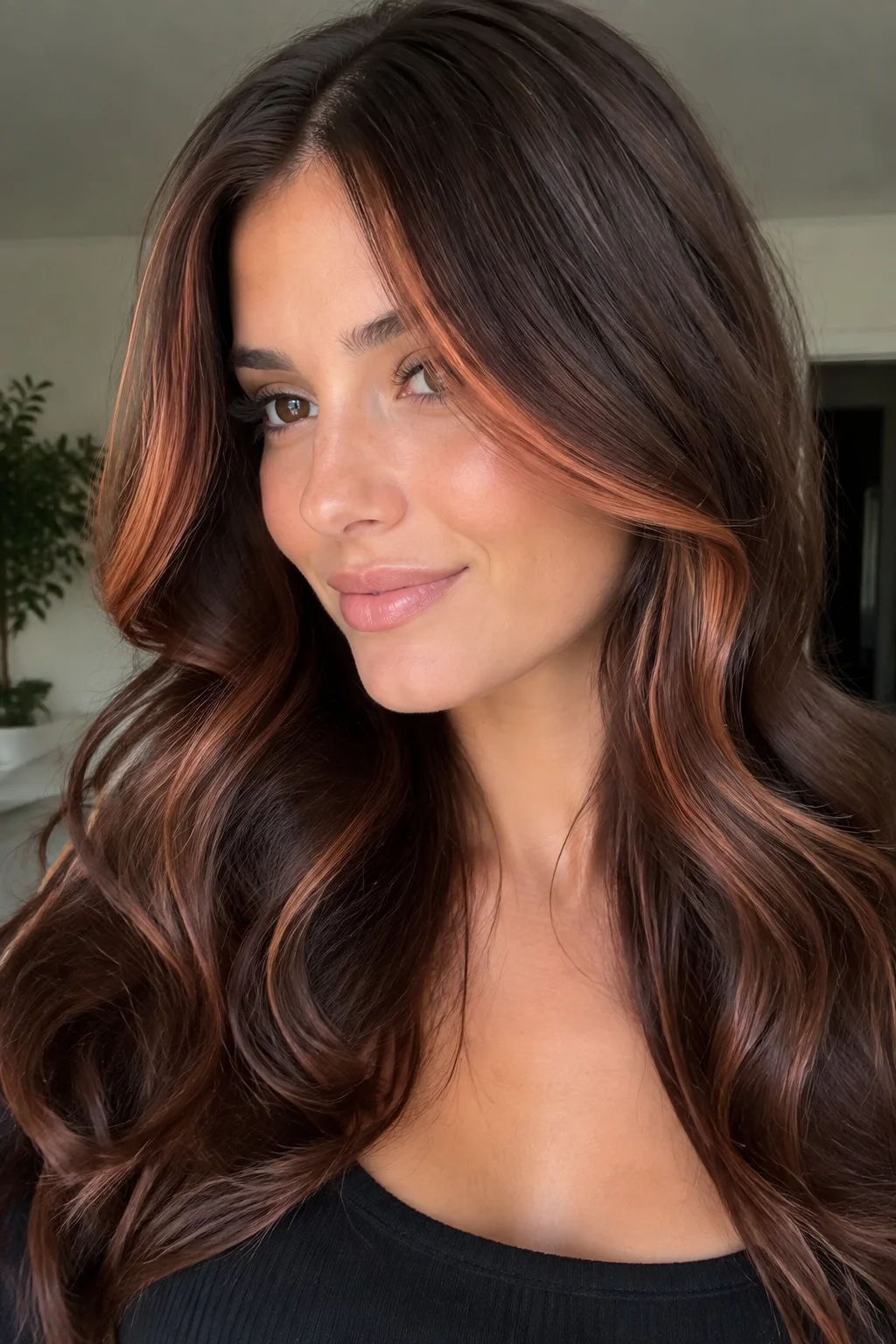 Cinnamon Spice Contour hair color