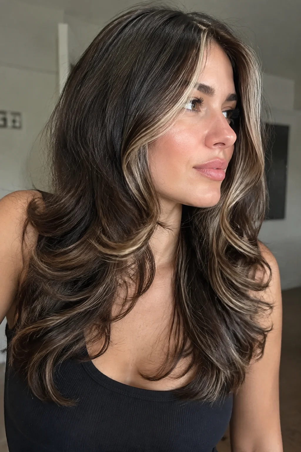 Champagne Beige Spark hair color