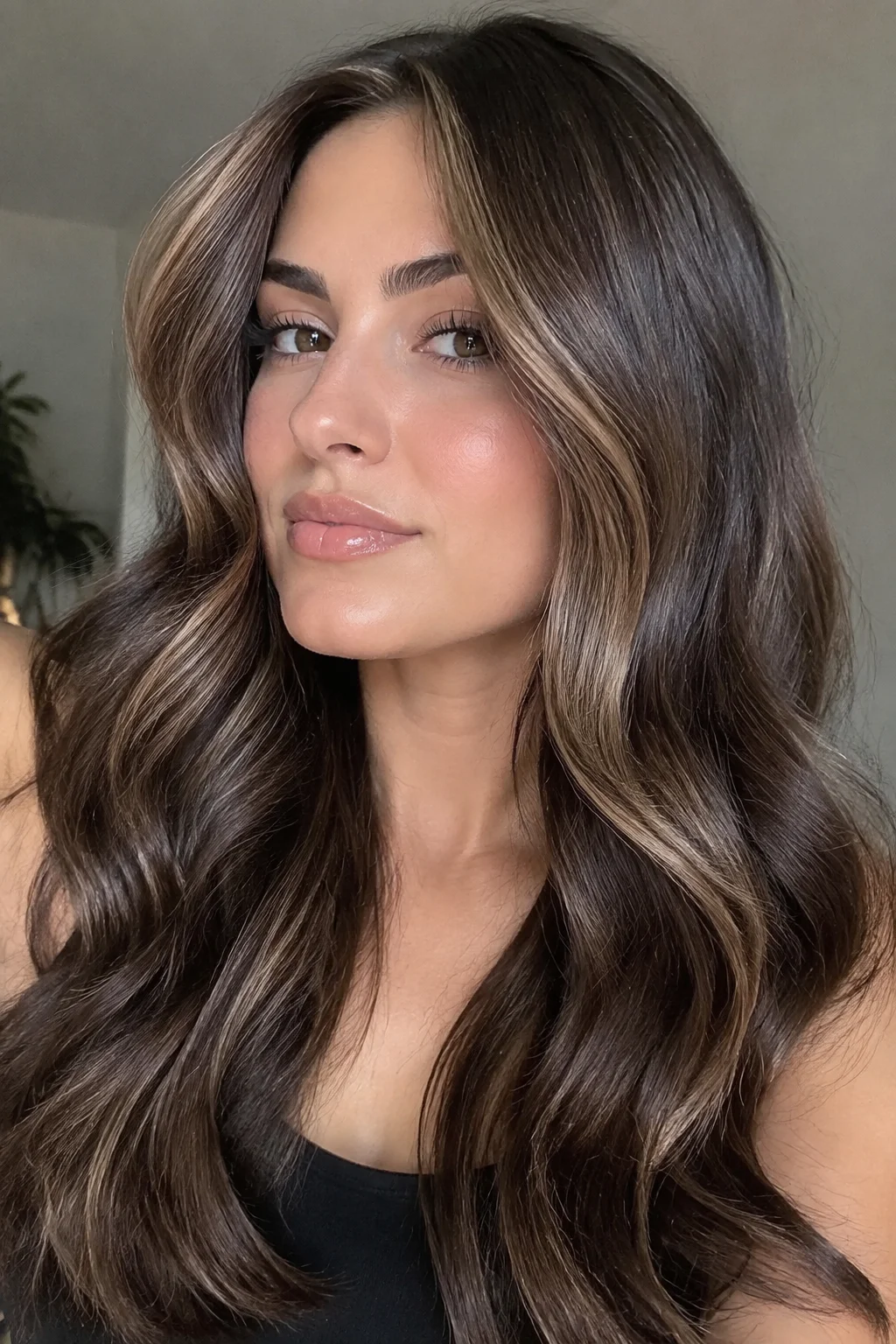 Mocha Melt Framing hair color