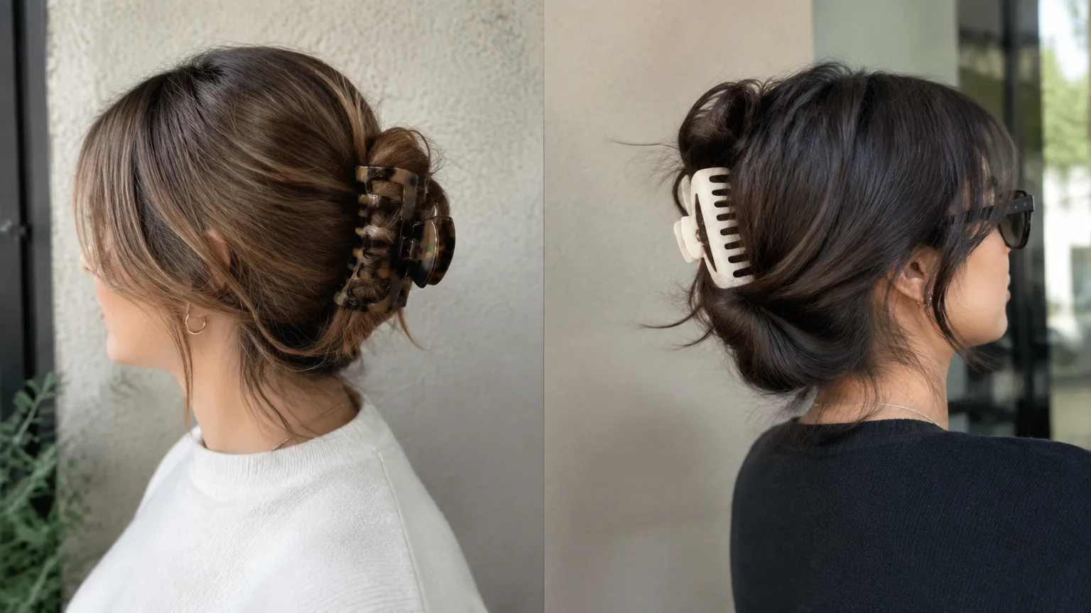 15 Claw Clip Hairstyles for Medium Layered Hair