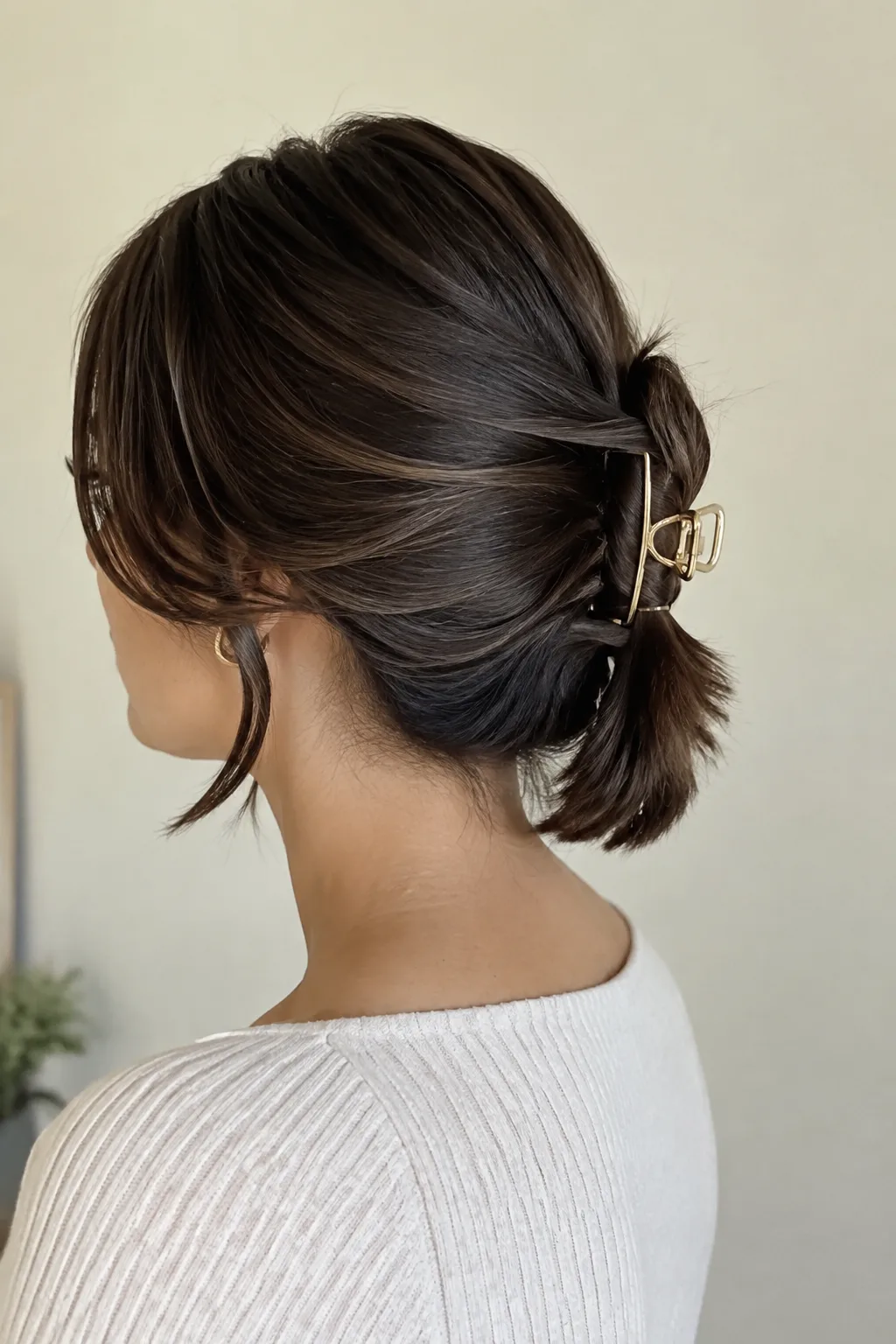 The Sleek Low Fold hairstyle