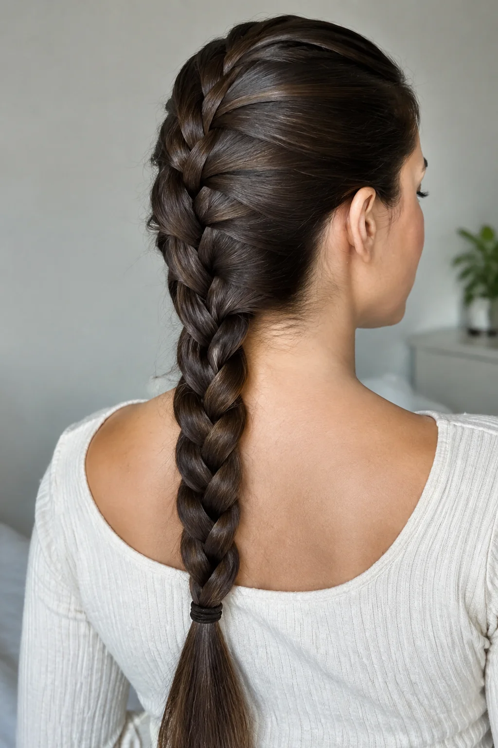 Classic French Braid hairstyle
