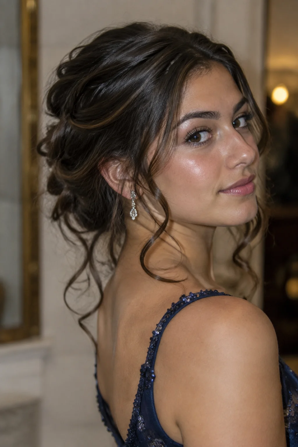 Soft Romantic Updo hairstyle