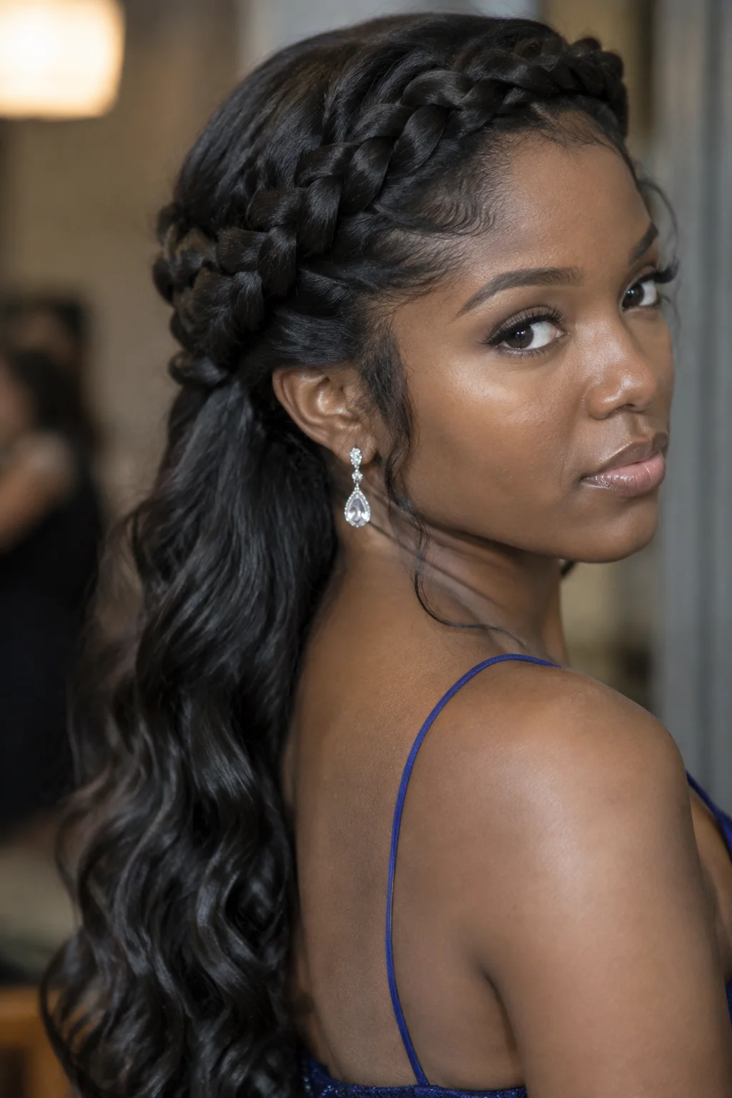 Regal Braided Crown hairstyle