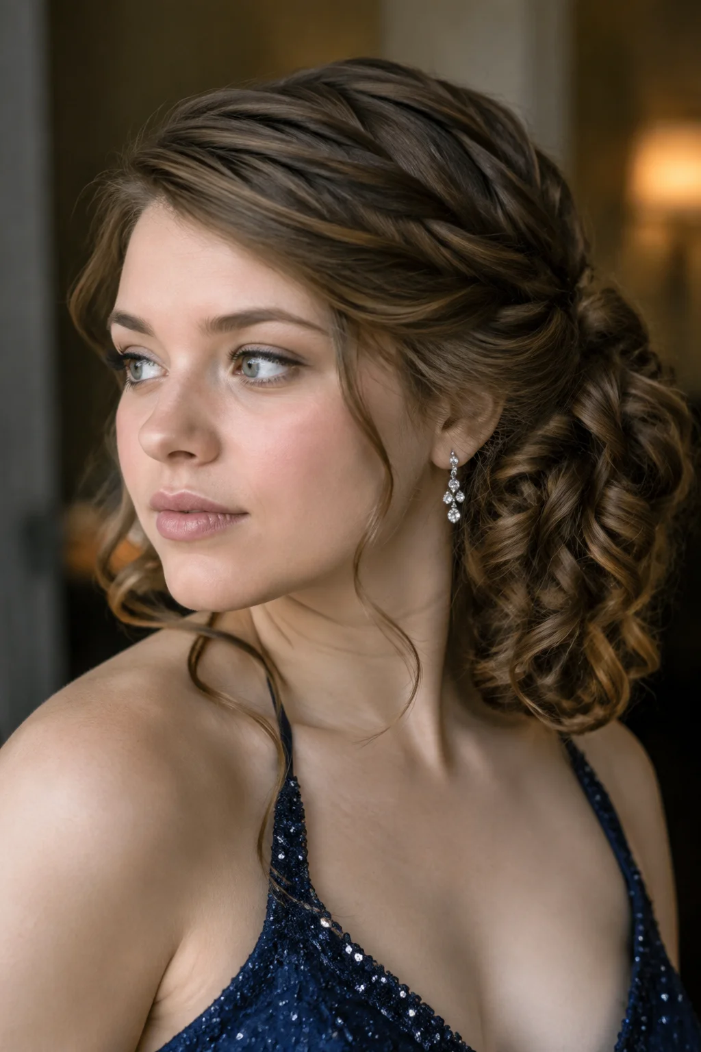 Twisted Side Updo hairstyle