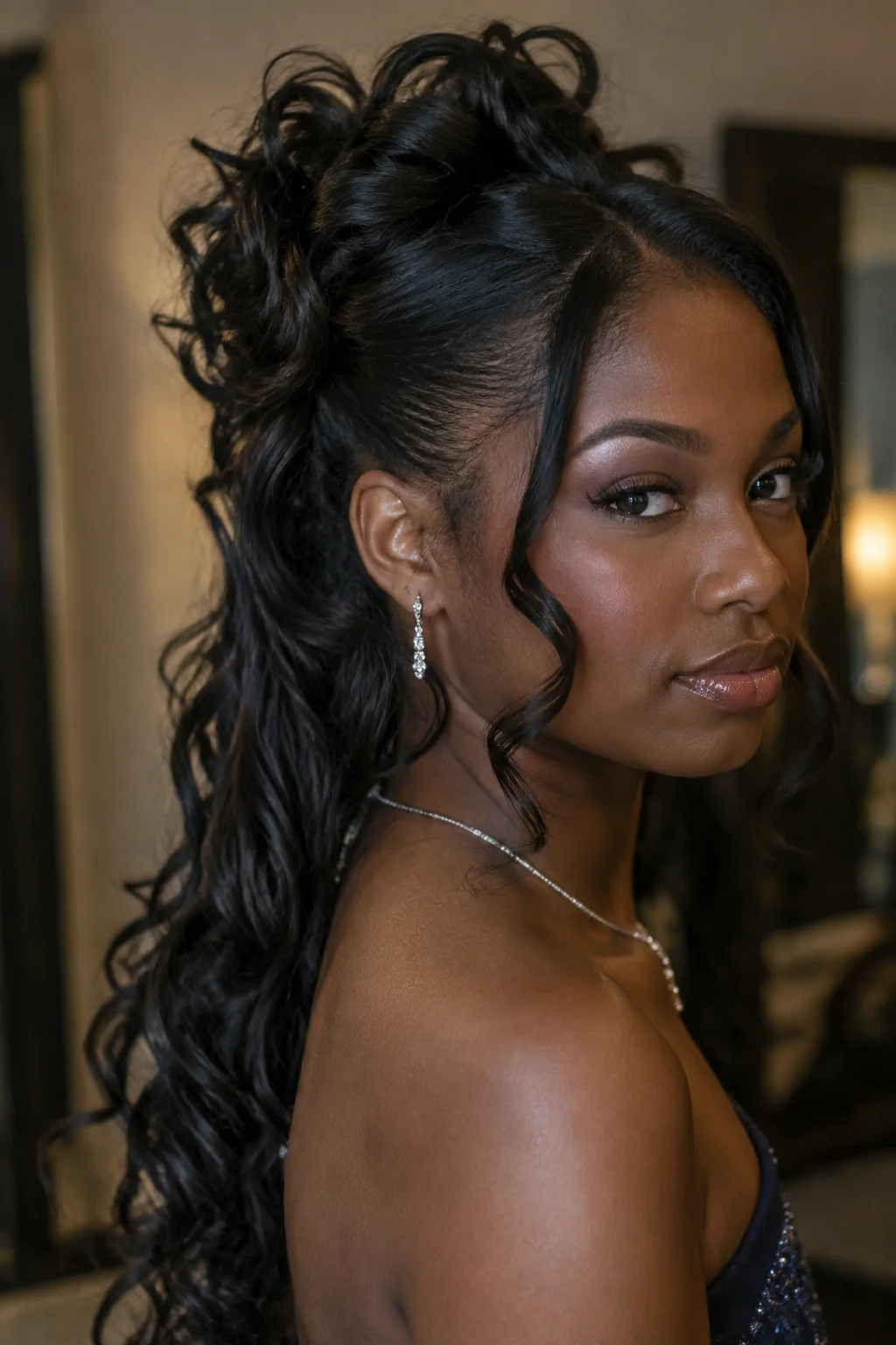 Modern French Twist with Length hairstyle
